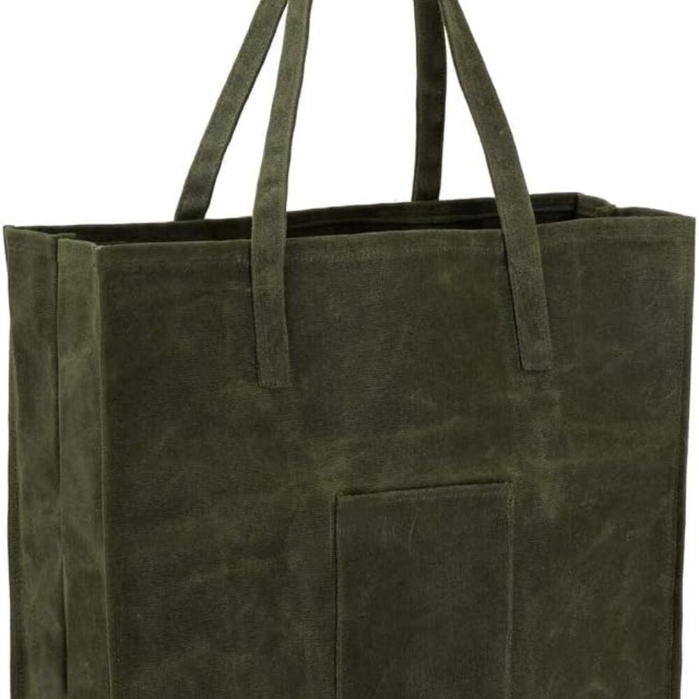 Waxed Canvas Grocery Bag - Picture 1 of 5
